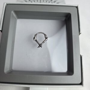 Elegant Silver Septum Ring